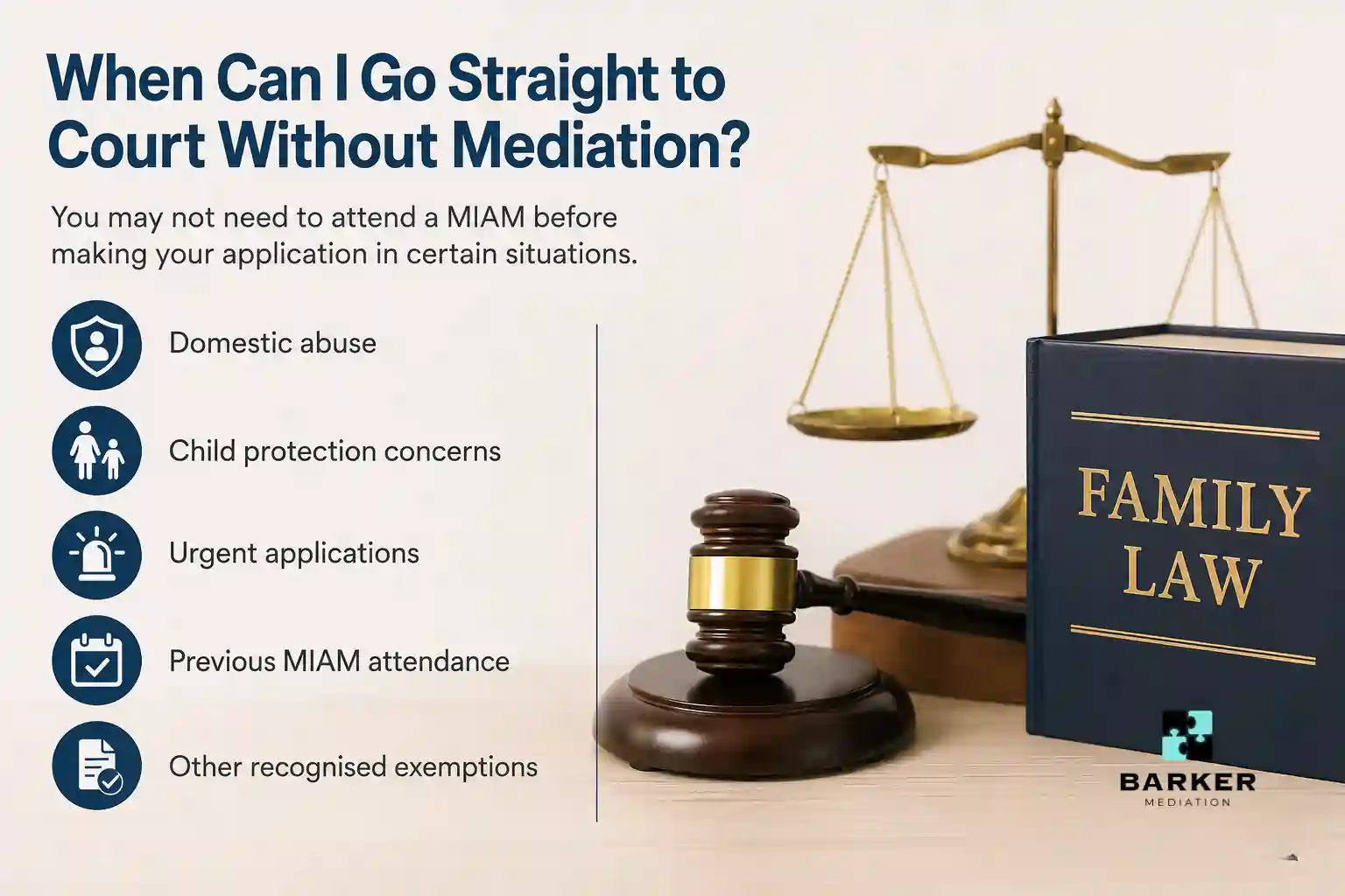 When Can I Go Straight to Court Without Mediation West Midlands?